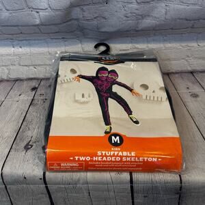 Target Hyde & EEK Stuffed Two Headed Skeleton Stuffed Kids Costume